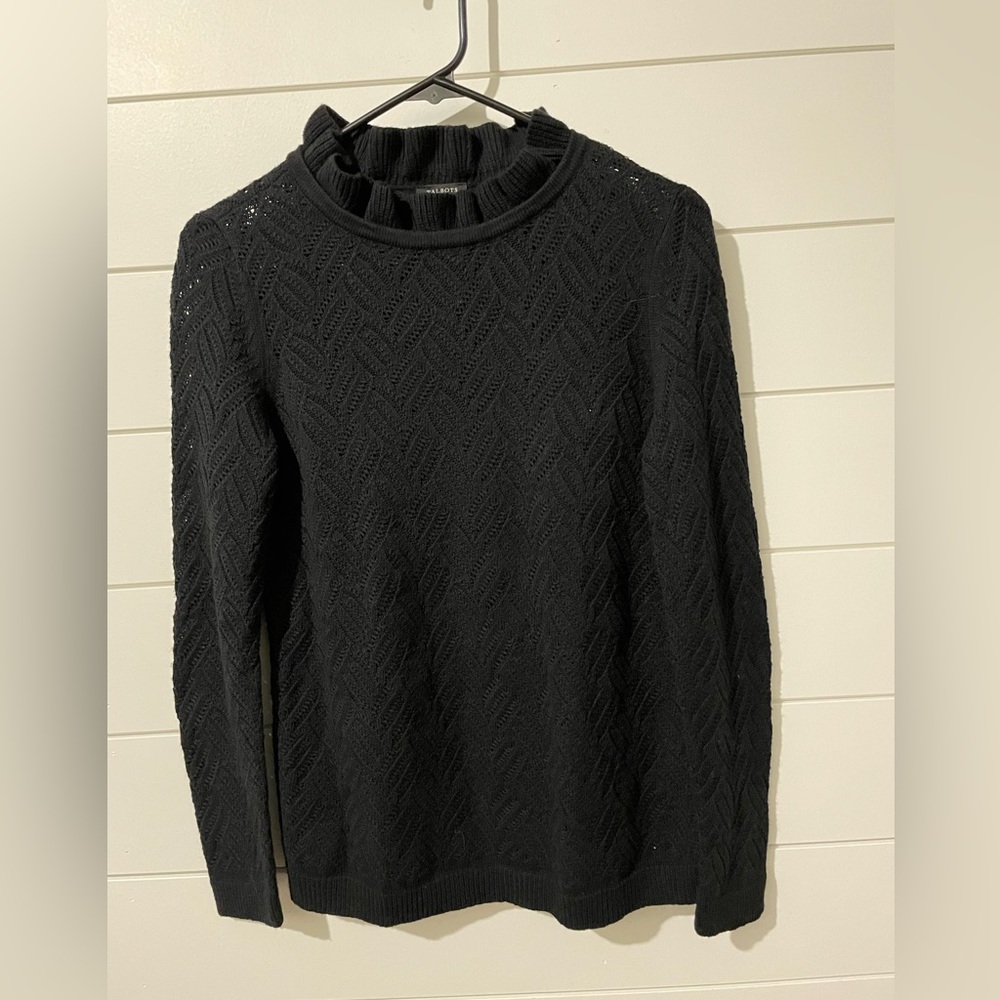 Talbots Petite Small Black sweater. Great Condition.